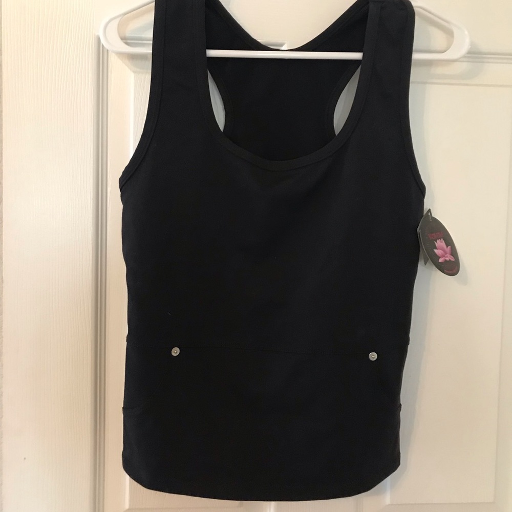 Kos USA black tank NWT Tactel